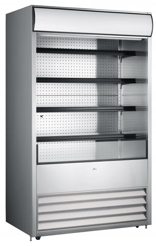 Open Refrigerated Floor Display Case with 700 L capacity 1 Open Refrigerated Floor Display Case with 700 L capacity